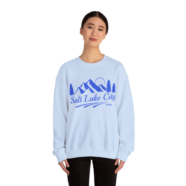Salt Lake City, Utah Sweatshirt - Unisex Mountain Salt Lake City Sweatshirt