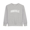 Asheville, North Carolina Toddler Sweatshirt - Asheville Toddler Crewneck Sweatshirt
