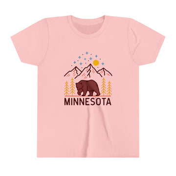 Minnesota Youth T-Shirt - Unisex Kids Minnesota Shirt - 0