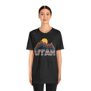 Utah T Shirt Retro Mountain - Unisex Utah Shirt-43
