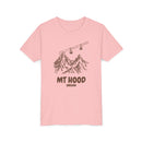 Mt Hood, Oregon Youth T-Shirt — Vintage Gondola Ski Mountain Tee-4
