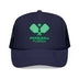 Kids Florida Pickleball Trucker Hat - Youth Snapback Cap on white background