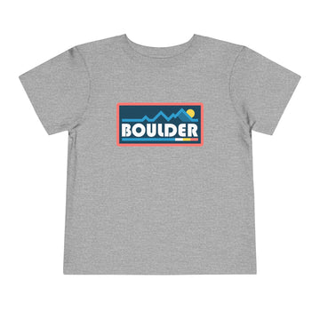 Buy athletic-heather Boulder, Colorado Toddler Graphic Tee - Kids Boulder T-Shirt