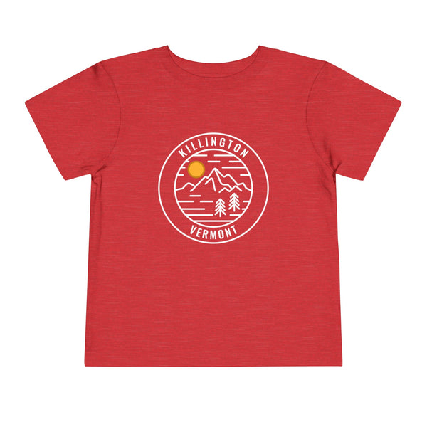 Killington, Vermont Toddler T-Shirt - Retro Mountain Toddler Killington Shirt