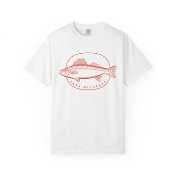 Lake Michigan Graphic Tee, Comfort Colors Retro Unisex T shirt