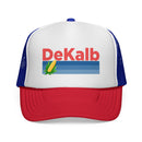 DeKalb, Illinois Retro Corn and Farm Trucker Hat-1