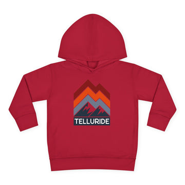 Buy vintage-red Telluride, Colorado Toddler Hoodie - Unisex Telluride Toddler Sweatshirt