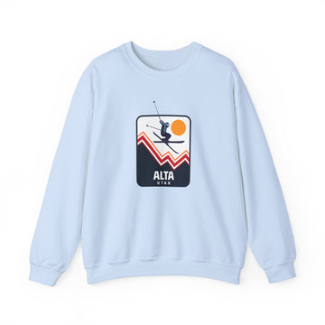 Alta, Utah Sweatshirt - Unisex Snow Ski Jump Alta Sweatshirt - 0