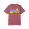 Asheville, North Carolina Graphic Tee, Comfort Colors Retro Unisex Asheville T shirt