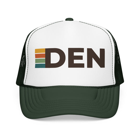 Denver, Colorado Trucker Hat - DEN Abbr retro cap