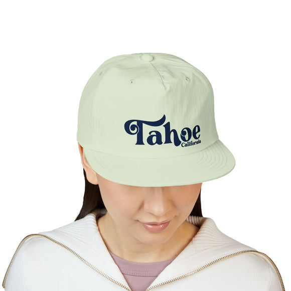 Lake Tahoe, California Retro Surf Cap