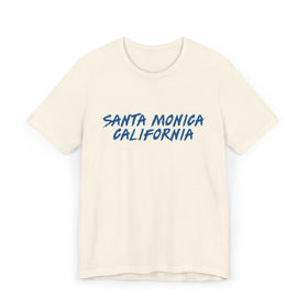 Santa Monica T-Shirt | 100% Cotton Retro California Tee - 0