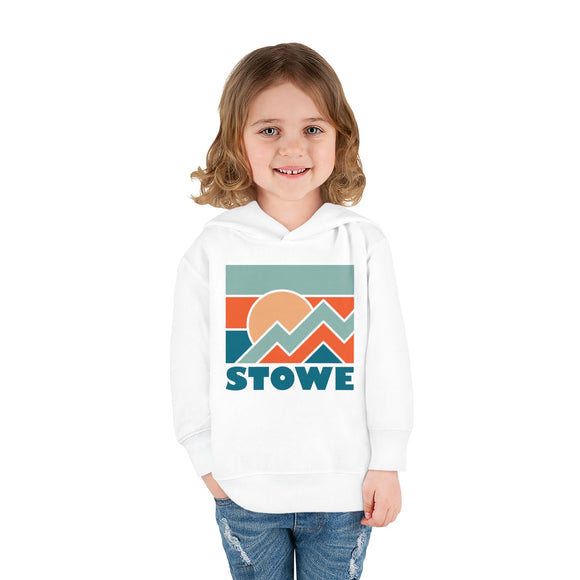 Stowe, Vermont Toddler Hoodie - Unisex Stowe Toddler Sweatshirt