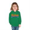 Boise Toddler Hoodie - Retro Mountain Sun Unisex Boise Toddler Sweatshirt