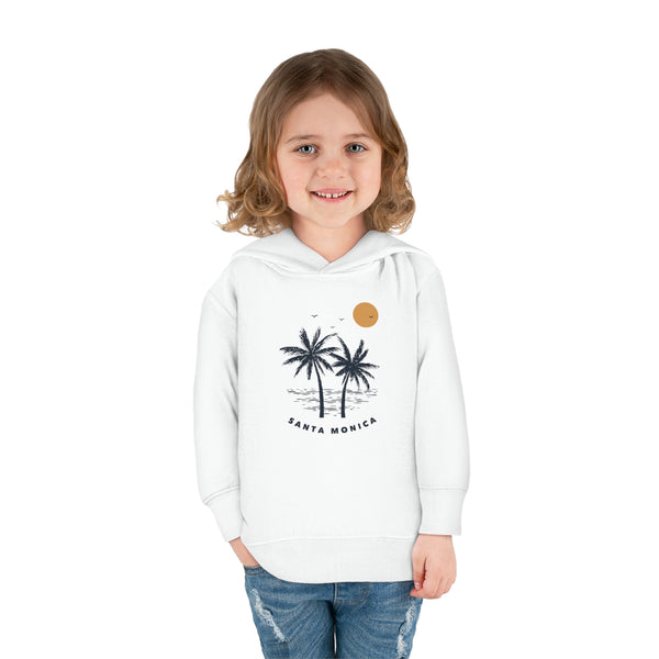 Santa Monica, California Toddler Hoodie - Unisex Santa Monica Toddler Sweatshirt