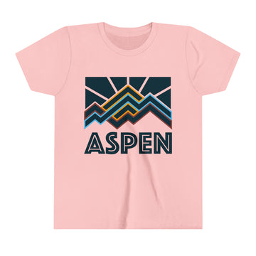 Buy pink Aspen, Colorado Youth T-Shirt - Kids Aspen Shirt