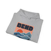 Bend, Oregon Hoodie - Unisex Mountain Bend Hoodie Graphic Sweatshirt
