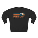 Premium Park City, Utah Retro Mountain Graphic Sweatshirt-5