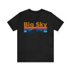 Big Sky, Montana Shirt - Mountain Sunset Unisex Big Sky T-Shirt