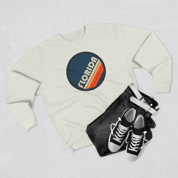 Premium Florida Sweatshirt - Retro Unisex Premium Florida Sweatshirt