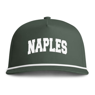 Buy moss Naples, Florida Embroidered Rope Hat - Vintage Sunwashed Rope Cap, Comfort Colors