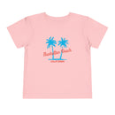 Manhattan Beach, California Toddler T-Shirt - Retro Palm Tree Toddler Manhattan Beach Shirt-3