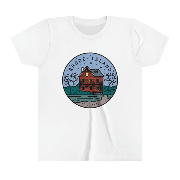 Rhode Island Youth T-Shirt - Unisex Kids Rhode Island Shirt