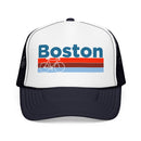 Boston, Massachusetts Trucker Hat - Foam Boston Bike Cap-4