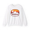 Montana Sweatshirt - Unisex Retro Ombre Montana Crewneck Sweatshirt