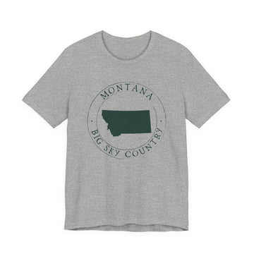 Buy athletic-heather Montana T-Shirt — State Graphic Tee