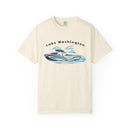 Lake Washington T Shirt, Comfort Colors Cotton 100% Cotton Wakeboard Boat Tee-2