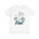 Vail, Colorado Graphic Tee - Mountain Illustration Vail T Shirt-1