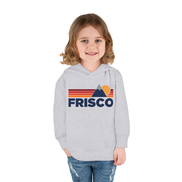 Frisco, Colorado Toddler Hoodie - Unisex Mountain Frisco Pullover Sweatshirt, Kids Hooded Jumper, Colorado Souvenir