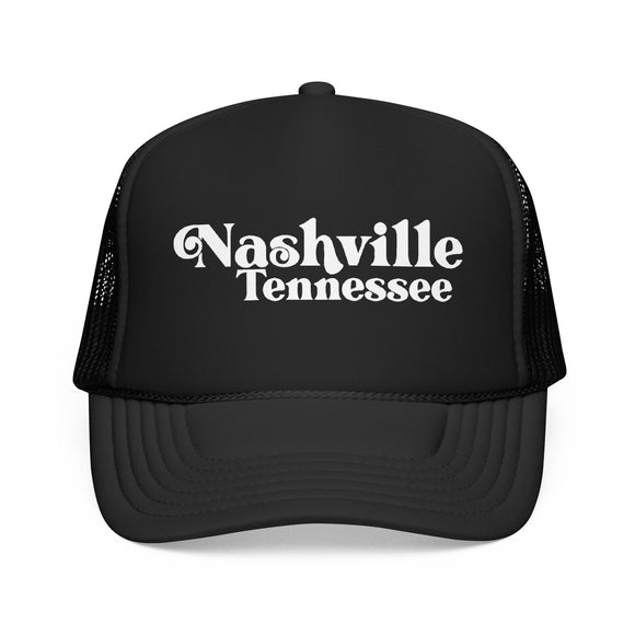 Nashville, Tennessee Trucker Hat - Foam Nashville Cap