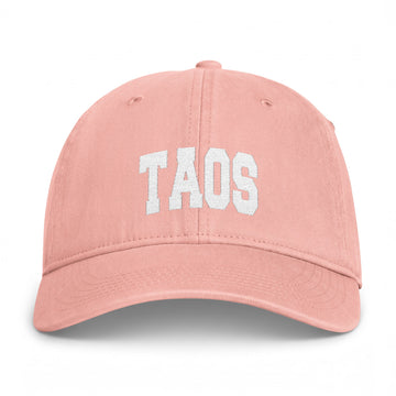 Buy peachy Taos, New Mexico Washed Baseball Cap - Vintage Coastal Comfort Colors