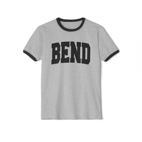 Bend, Oregon Cotton Ringer Graphic Tee - Unisex Bend T Shirt, Vintage Style Tee, Men's/Women's Tee