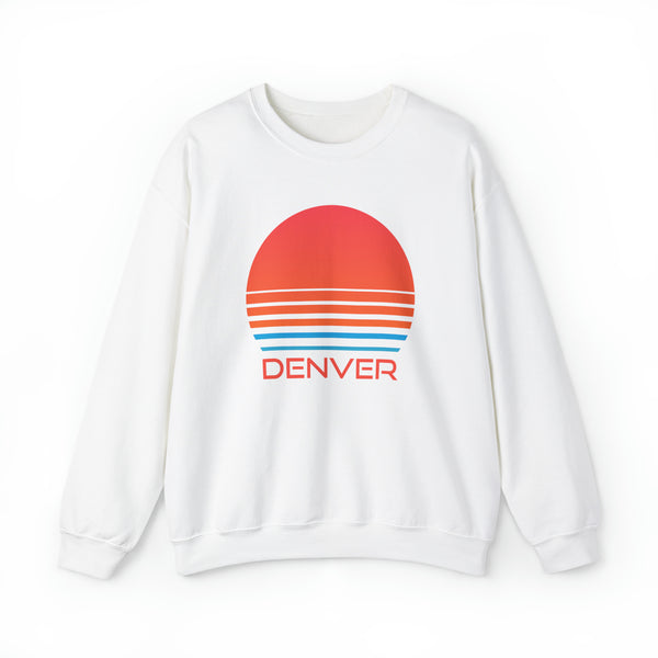 Denver, Colorado Sweatshirt - Unisex Retro 80s Denver Sweatshirt