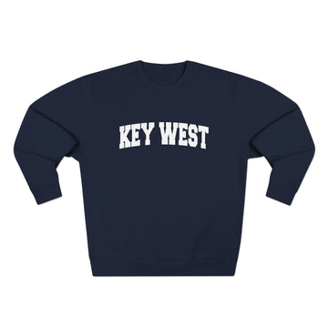 Buy navy Premium Key West, Florida Retro Graphic Sweatshirt