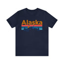 Alaska T-Shirt - Mountain Sunset Unisex Alaska Shirt-8
