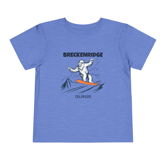 Breckenridge, Colorado Yeti Snowboard Toddler Tee
