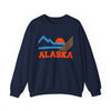 Alaska Sweatshirt - Mountain Alaska Crewneck Sweatshirt
