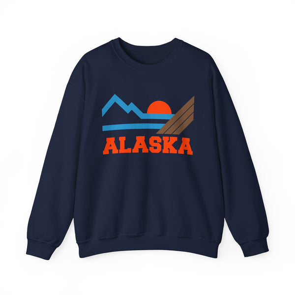 Alaska Sweatshirt - Mountain Alaska Crewneck Sweatshirt