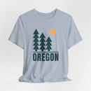 Oregon T Shirt - Retro Trees Oregon Tee-14