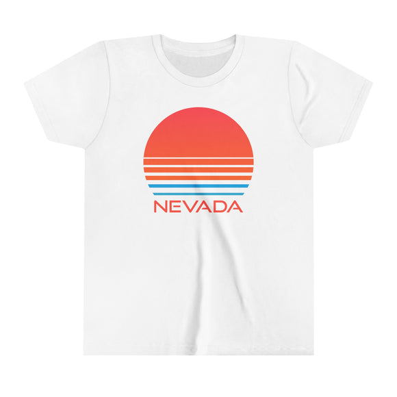 Nevada Youth Shirt - Retro 80s Nevada Kid's T-Shirt