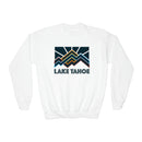 Lake Tahoe, California Youth Sweatshirt - Unisex Kid's Lake Tahoe Crewneck Sweatshirt-1