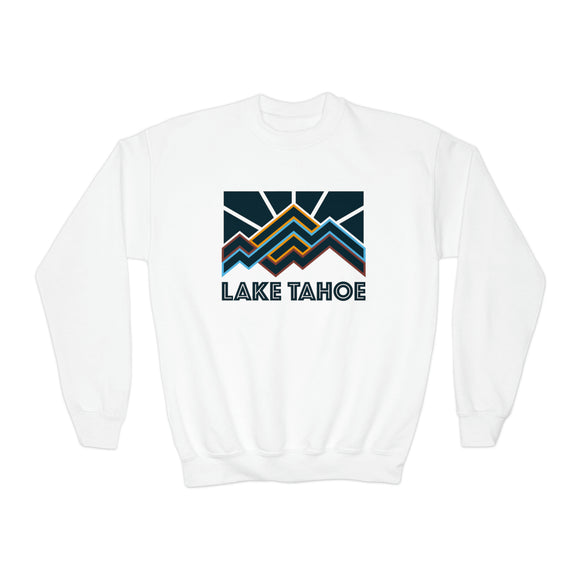 Lake Tahoe, California Youth Sweatshirt - Unisex Kid's Lake Tahoe Crewneck Sweatshirt