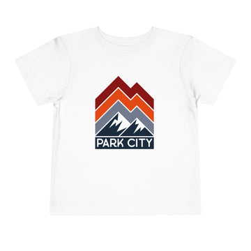 Park City, Utah Toddler T-Shirt - Retro Palm Tree Toddler Park City Shirt - 0