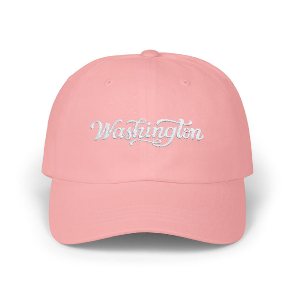 Washington Dad Hat - Embroidered Washington Classic Dad Cap