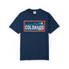 Colorado Graphic Tee, Comfort Colors Retro Mountain Unisex T shirt