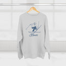 Premium Stowe, Vermont Vintage Snow Ski Sweatshirt-9